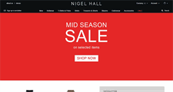 Desktop Screenshot of nigelhallmenswear.com
